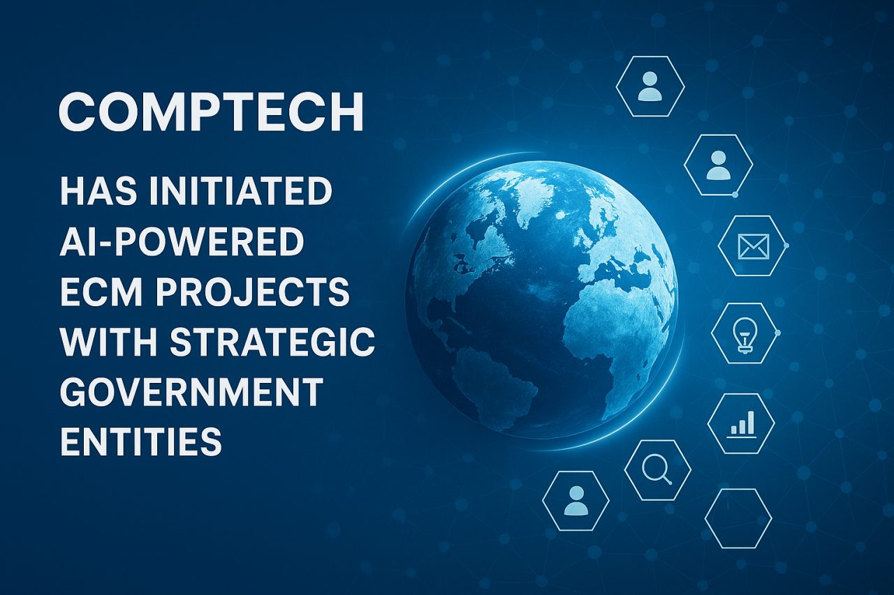 CompTech has initiated AI powered ECM Projects with strategic government entities