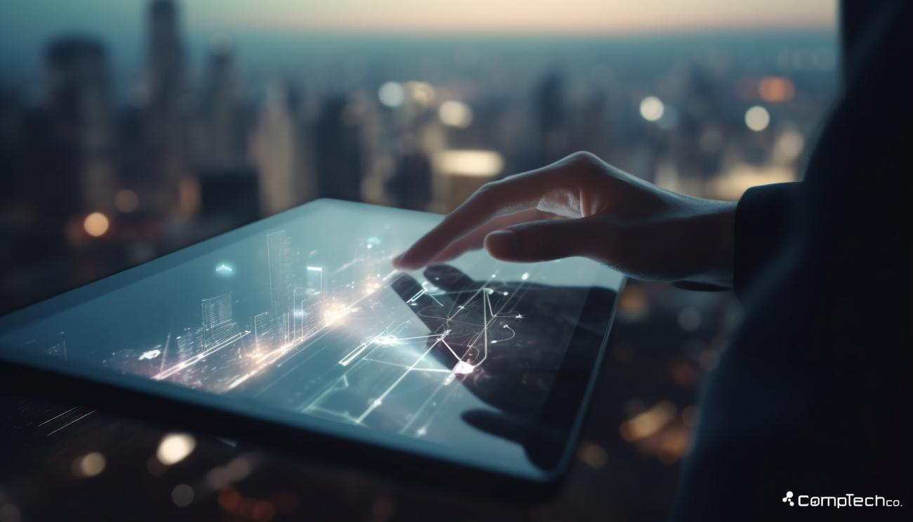businessman-holding-digital-tablet-success-cityscape